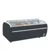 Kombinovaný chladicí/mrazicí ostrov antracit Tefcold Twin 220-A-CF