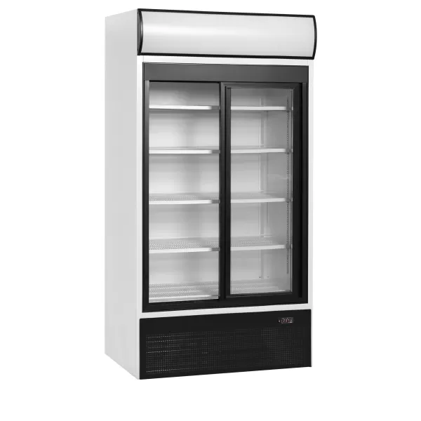Chladicí skříň prosklené posuv. dveře Tefcold FSC 1000 S