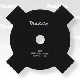 Nůž žací 4 zubý 230x25,4x1,8mm Makita D-66008
