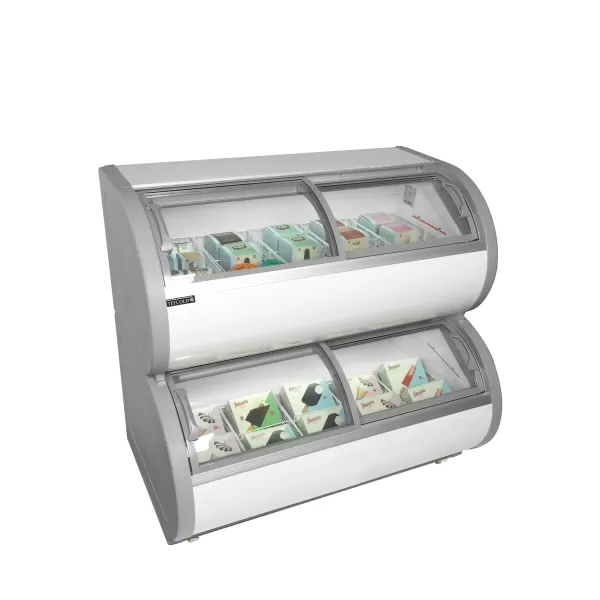 Dvouúrovňový distributor zmrzliny Tefcold TD 500