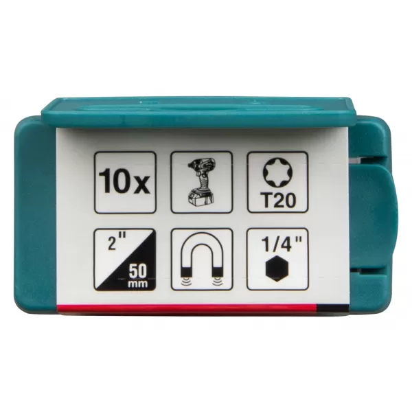 Torzní bit řady Impact Premier (E-form) T20-50mm, 10 ks Makita E-26032