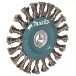 Kartáč kotoučový 115mm, drát nerezový splétaný 0,5mm Makita D-77534