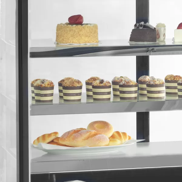 Chladicí vitrína cukrářská černá Tefcold LPD 900 F Black