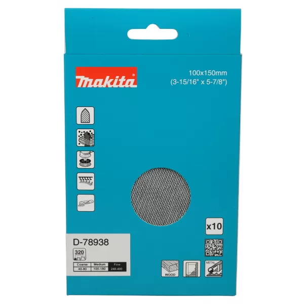 Brusný papír 100x150mm A320 Makita D-78938