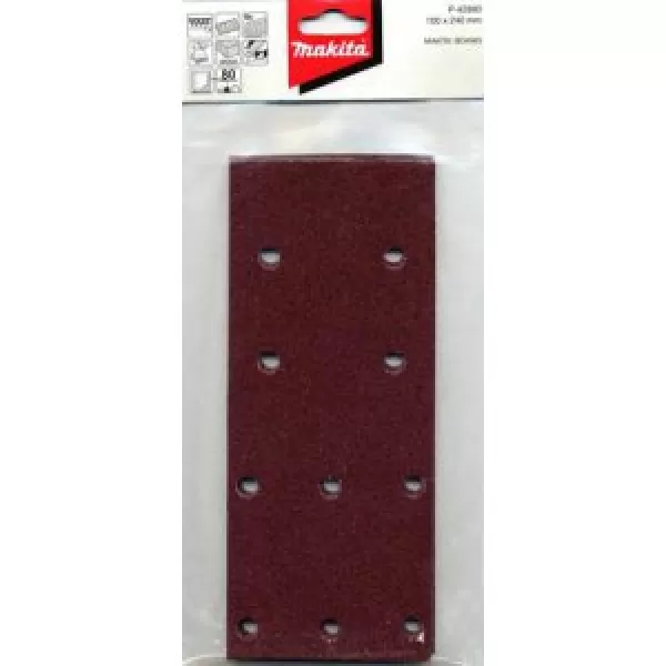 Papír brusný suchý zip 100x240mm 10 děr K120, 10ks = old P-20688