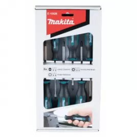 Sada šroubováků 6 ks (4 ks SL+2 ks PH+2 ks PZ) Makita E-10528
