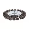 Kotoučový kartáč z ocelového drátu,splétaný drát 0,5mm,125mm