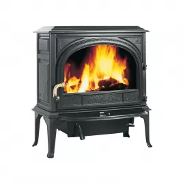 Krbová kamna modročerný smalt, dvířka bez ozdobných příček Jotul F 400 ECO SE BBE