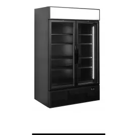 Malá prosklená chladicí skříň Tefcold FSC1200H BLACK