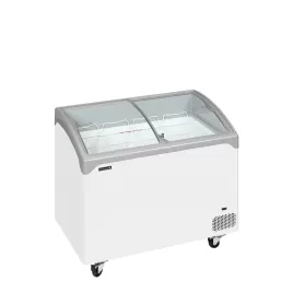 Pultová mraznička prosklené oblé víko Tefcold NIC 301 SCEB