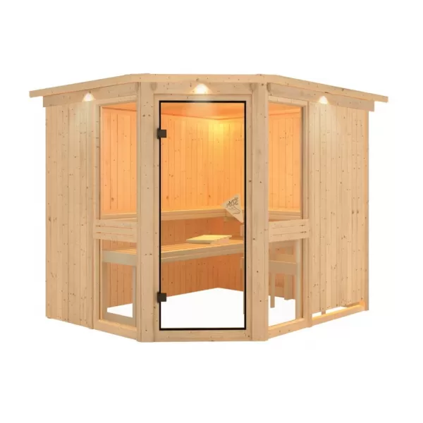 Finská sauna KARIBU AMELIA 3 (66765) LG3046