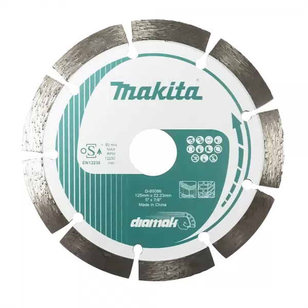 Makita Kotouč řezný diamantový segmentový Diamak 125x22.23mm, 10ks