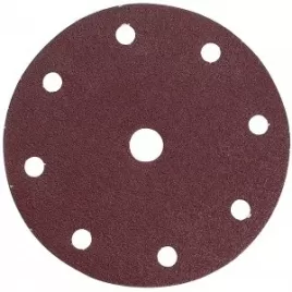 Papír brusný suchý zip 150mm 9 děr K100, 50ks