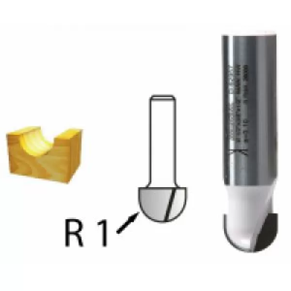 Žlábkovací fréza stopka 8 mm,7,9x8x40 mm Makita D-47983