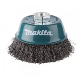 Miskovitý kartáč z ocelového drátu,vlnitý drát 0,3mm,100mm Makita D-29284