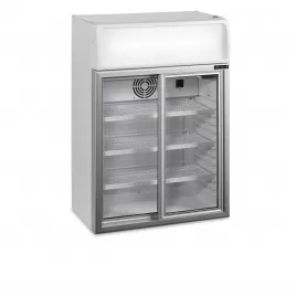 Stolní chladicí skříň prosklené dveře Tefcold FSC 100