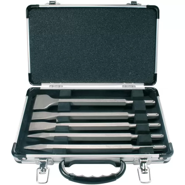 Sada sekáčů SDS-Plus 5ks v hliníkovém kufru Makita D-16368