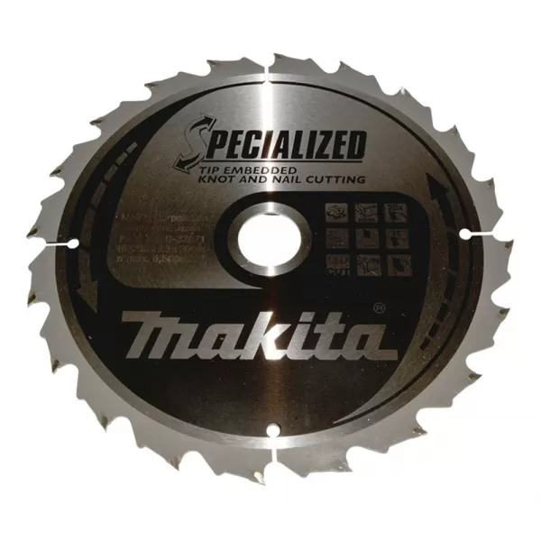 Kotouč pilový dřevo SPECIALIZED se zapuštěnými zuby 235x2.3x30mm 20Z Makita B-33071