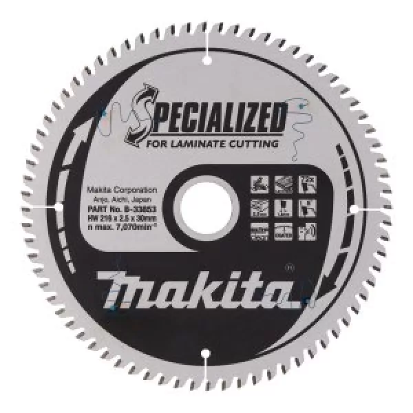 Kotouč pilový lamino SPECIALIZED 216x2.5x30mm 72Z = old B-29474