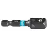 Torzní adaptér 1/4" IMPACT BLACK, čtyřhran 3/8", 50mm Makita B-66868