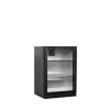 Minibar prosklené křídlové dveře, černá Tefcold BA16H