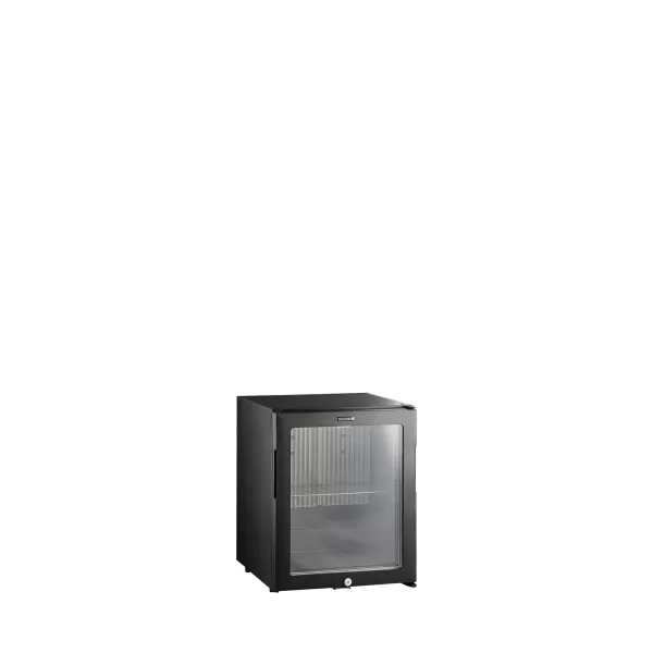 Minibar prosklené dveře, černá Tefcold TM33G-1
