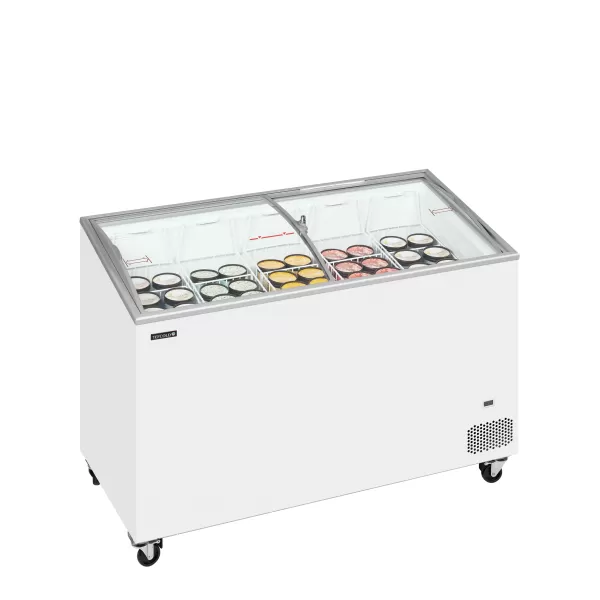 Pultová mraznička prosklené posuv. víko Tefcold IC 401 SCEB