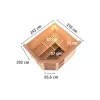 Finská sauna KARIBU AMELIA 3 (66765) LG3046