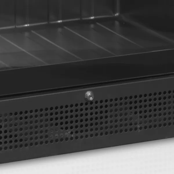 Chladicí skříň prosklené dveře, černá Tefcold SCU 1425 frameless