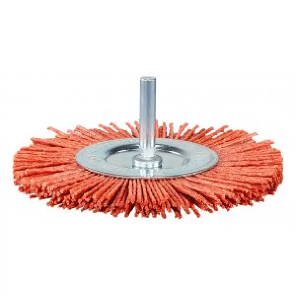 Kotoučový kartáč z nylonu,hrubý,válcová stopka,100mm