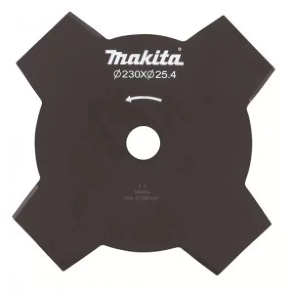 Nůž žací 4 zubý 230x25,4x2mm Makita 195150-5