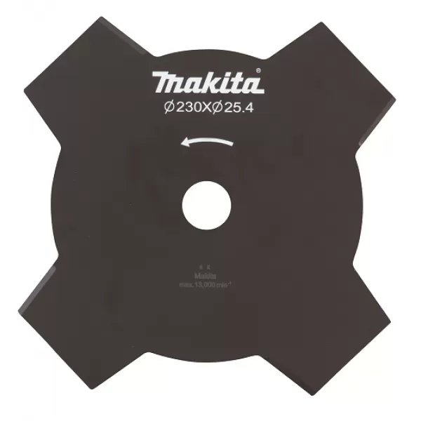 Nůž žací 4 zubý 230x25,4x2mm Makita 195150-5