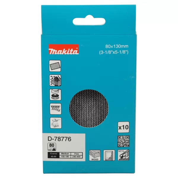 Brusný papír 80x130mm A80 Makita D-78776