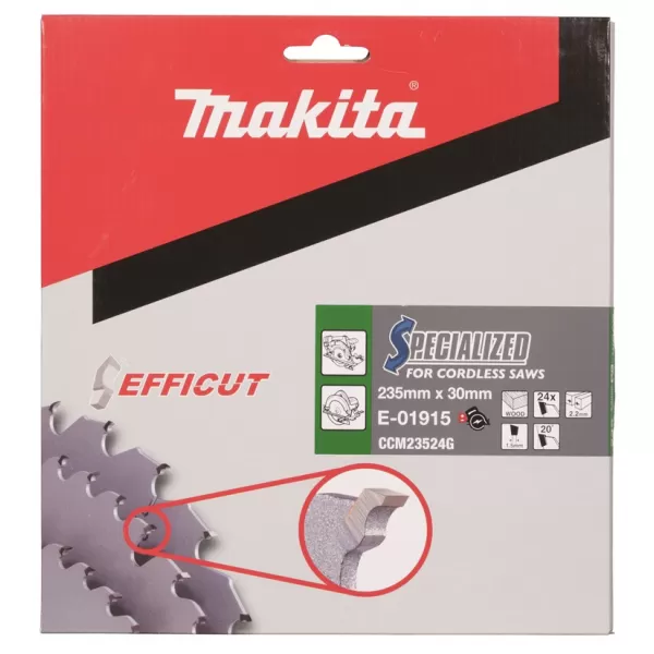 Kotouč pilový dřevo Efficut 230x2.2x30mm 24Z Makita E-01915