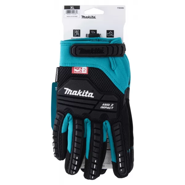 Rukavice pracovní antivibrační, impact, velikost XL/10 Makita P-84486