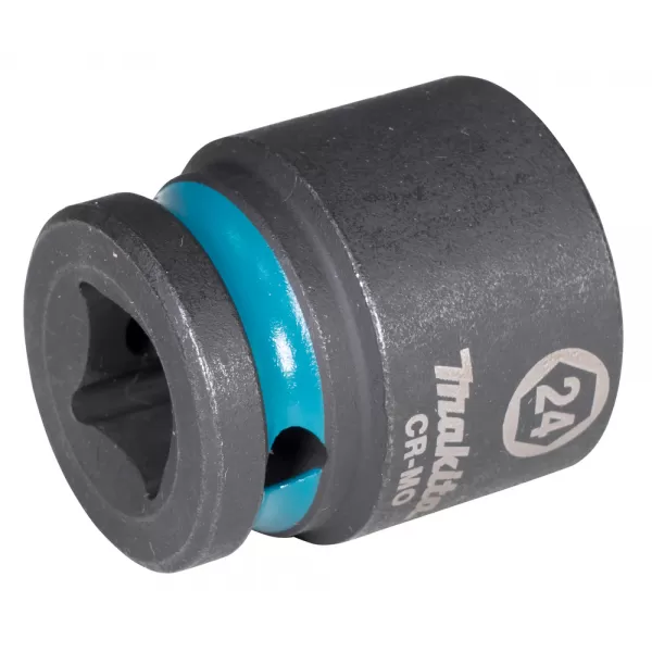 Klíč nástrčný 1/2", čtyřhran, IMPACT BLACK, 24mm Makita E-16209
