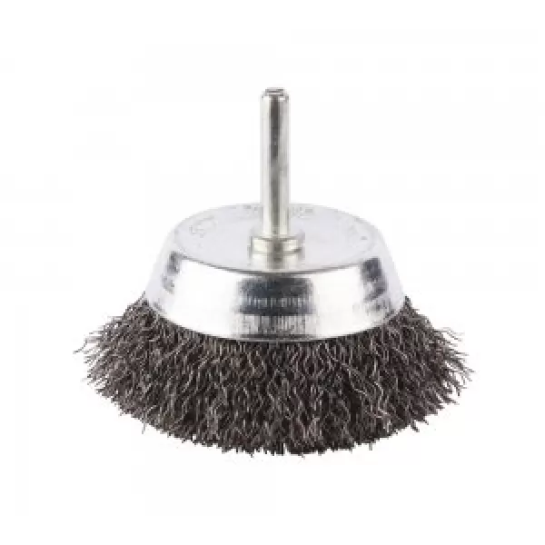 Miskovitý kartáč z ocelového drátu,válcová stopka,63x6mm Makita D-39920