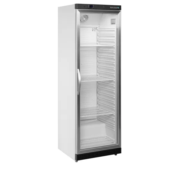 Chladicí skříň prosklené dveře, bílá Tefcold UR 400 G