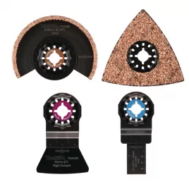 Sada nástrojů pro Multitool Starlock 4 ks v papírové krabičce Makita B-67496