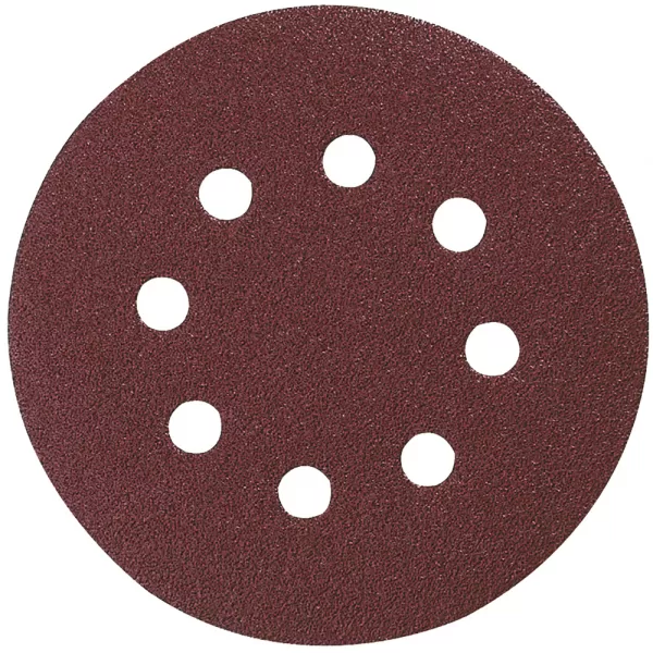 Papír brusný suchý zip 125mm 8 děr K80, 10ks Makita P-43555