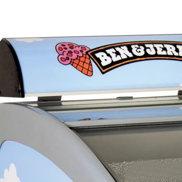 Pultová mraznička prosklené rovné víko Tefcold NIC 301 SC