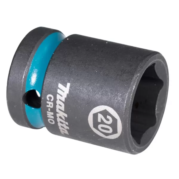Klíč nástrčný 1/2", čtyřhran, IMPACT BLACK, 20mm Makita E-16162