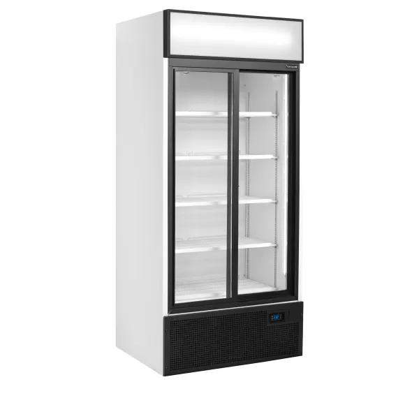 Chladicí skříň prosklené posuvné dveře Tefcold FSC 891 S