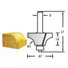 Zaoblovací fréza s ložiskem stopka 6 mm,19x9,5x52 mm R 3,2mm Makita D-48446