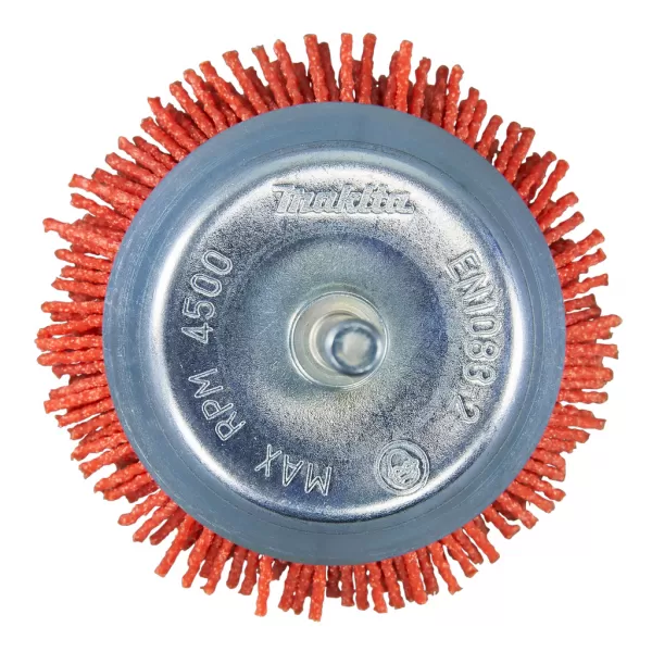 Miskovitý kartáč z nylonu,hrubý,válcová stopka,63mm Makita D-45515