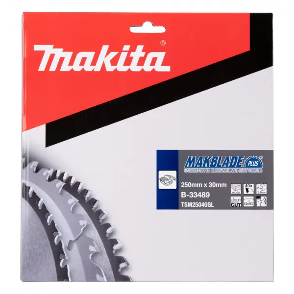 Kotouč pilový dřevo MAKBLADEplus 250x2.8x30mm 40Z Makita B-33489