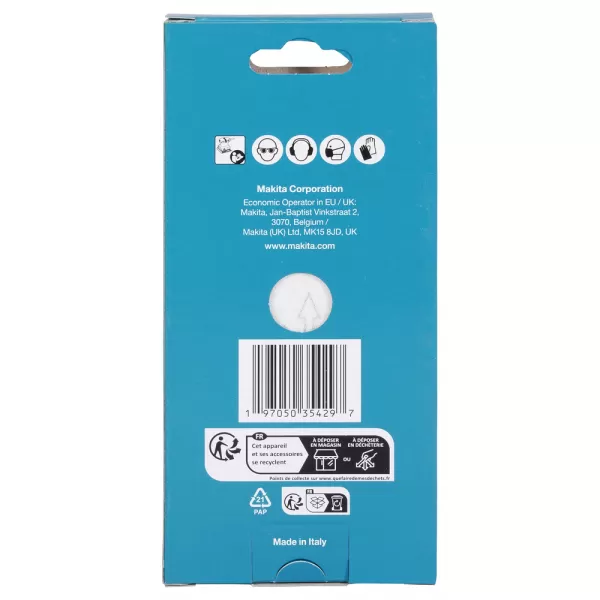 Papír brusný suchý zip 80x130 A240, 10ks Makita E-23569