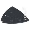 Papír brusný suchý zip 94x94x94mm sada 120, 240, 400, 600, 1200, 10ks