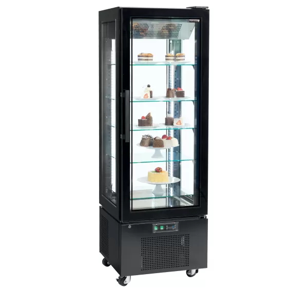 Chladicí vitrína panoramatická Tefcold UPD 400 C Black