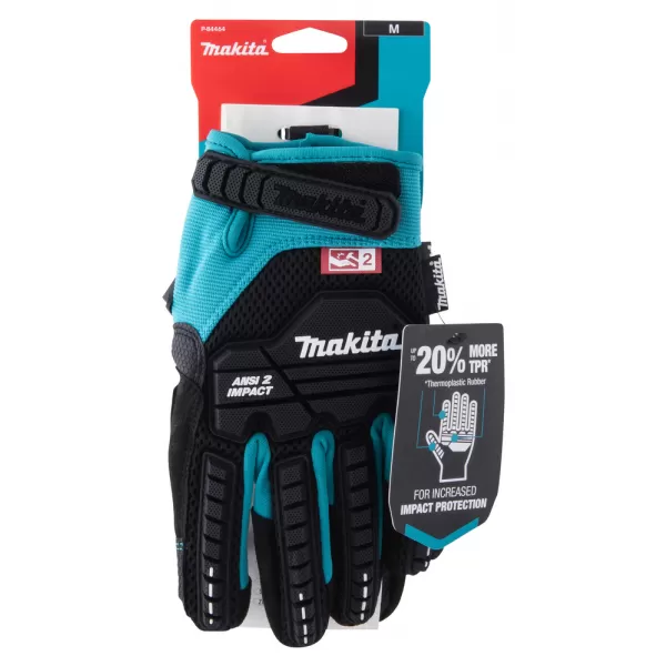 Rukavice pracovní antivibrační, impact, velikost M/8 Makita P-84464